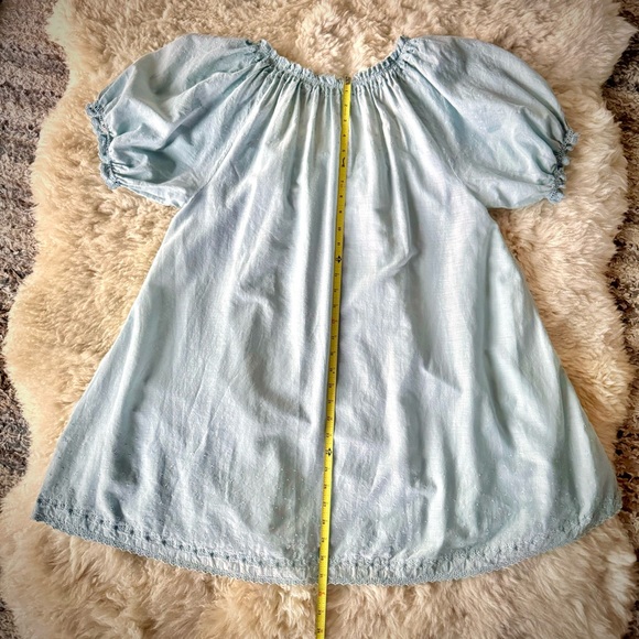 ✨💋SOLD💋✨👗💐DÔEN ‘Nettie’ Organic Cotton Short Nightgown Glass Slipper S✨ - Picture 13 of 17